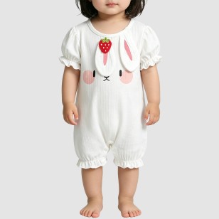 Super Cute Girls' Rabbit Onesie Pajamas