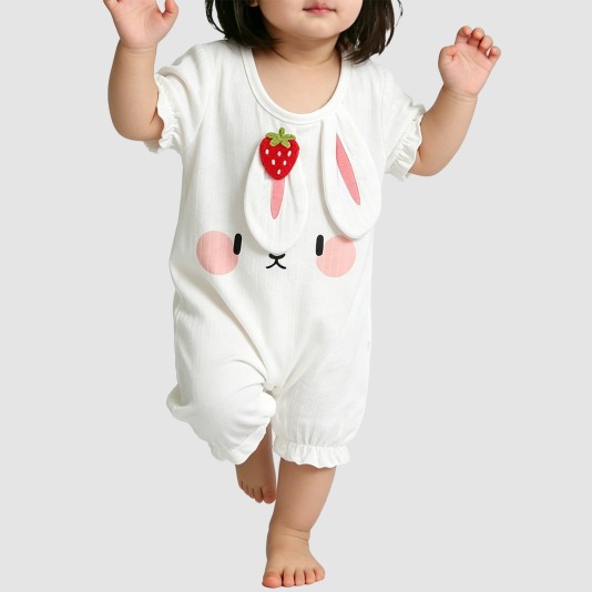 Super Cute Girls' Rabbit Onesie Pajamas
